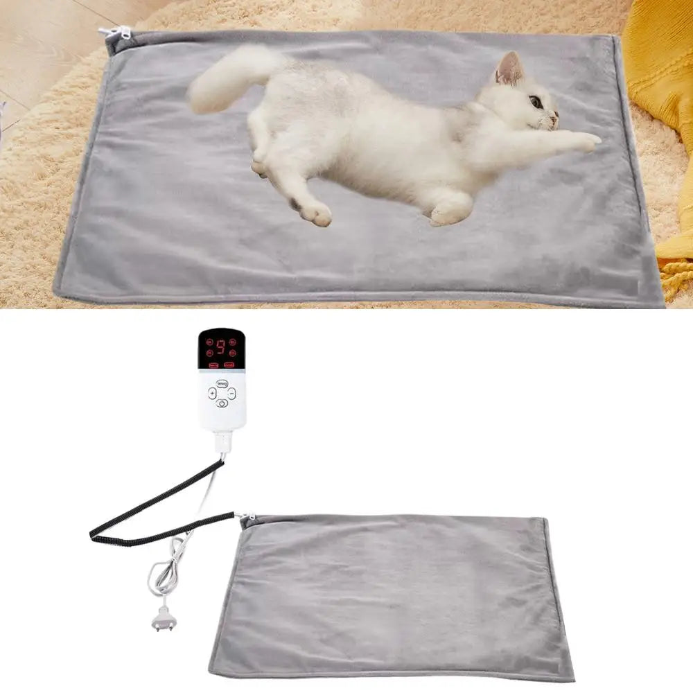 Pet Heating Pad Electric Heated Bed for Dog Indoor Pet Warming Mat with Adjustable Temperature Cat Electric Pads for Home Dorm