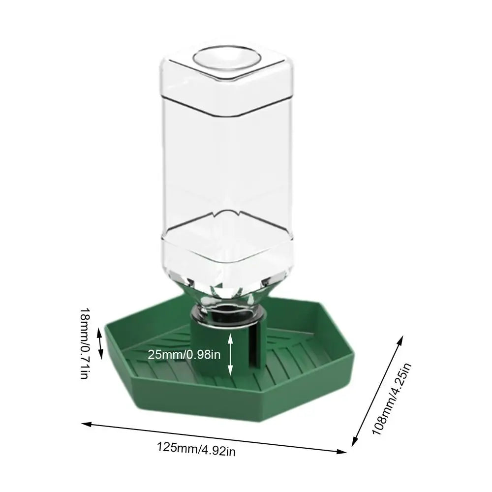 Automatic Reptile Water Dish Feeder Automatic Reptile Water Dish With Bottle Tortoise Turtle Water Dispenser For Bearded Dragons