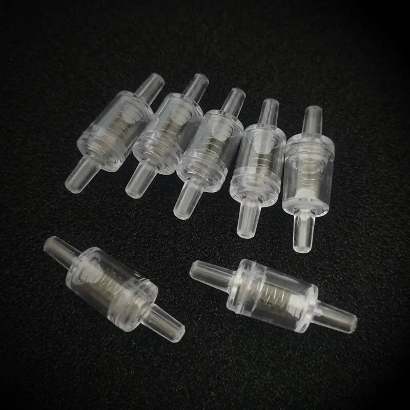 5/10/20pcs Aquarium Air Pump Check Valve 5 X One Way Non-Return Check Valve with Spring  Aquarium Fish Tank Accessories