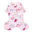Dog Pajama for Small Dogs Cotton Soft Material Stretchable Puppy Clothes for Chihuahua Yorkie Dinosaurs Design Pet Apparel