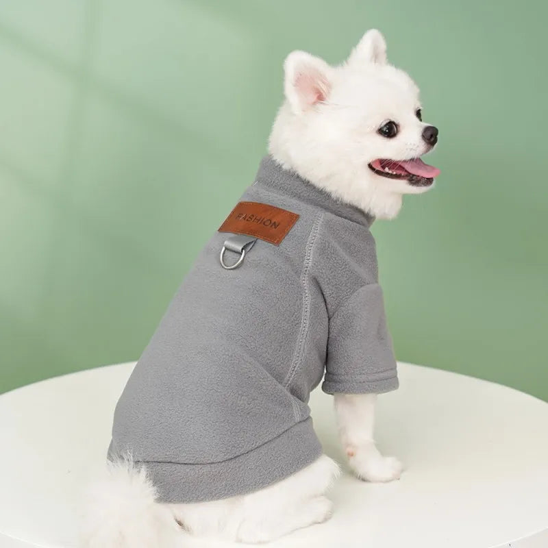 Puppy Warm Hoodies Fleece Dog Jacket Pet Letter Winter Dog Clothes Chihuahua Poodle Bichon Accessories Cat Coat Dog Pullover