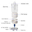 Double Aquarium Filter Fish Tank Shrimp Pond Air Pump Biochemical Sponge Filter Bio Sponge Filters Aquarium Filtration Material
