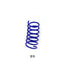 Pet cat toy spring jumping colored plastic cat spring rolling toy pet supplies