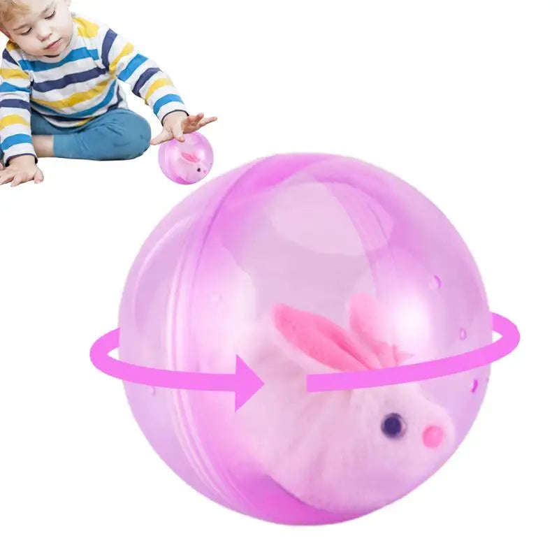 Rolling Ball Dog Toy Electric Hamster Running Rolling Toy Rolling Learning Cats and Dogs Toy Crawl Artifact Pet Rotating Toy