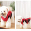 Plaid Dog Hoodie Christmas Pet Clothes Fleece Sweater with Leash Hole for Small Medium Dogs, Soft Winter Warm Dog Sweatshirt
