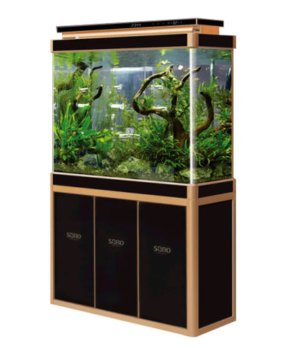 SOBO Aquarium Fish Tank Ecological Black glass indoor fish aquarium for aquarium fish