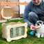 Rabbit Hay Feeder Hay Manger Small Animal Food Feeder Rack Grass Basket Food Bin Bowl For Chinchilla Pet Supplies