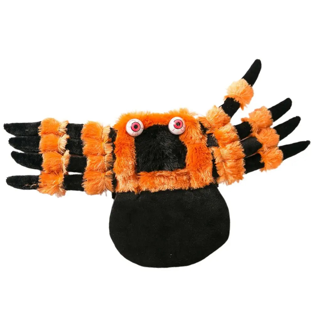 Pet Spider Costume Fun Cosplay Outfits Dress up  Pet Supplies for Halloween Dressing Spider Decor Spooky Halloween Parties