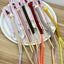 Cat Toy Cat Teaser Sticks Teasing Cats Stick Cats Toys Strips Ribbons Tassels Pet Cats Self-hi Interactive Biting Pet Supplies.