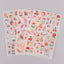 2pcs/set Autumn Maple Leaf Nail Art Sticker Bird Cotton Squirrel Mushroom Pumpkin Design Nail Decal Sliders Manicure Decoration