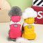 Waterproof Dog Jumpsuit with Hooded Four Legs Small Dog Raincoat Waterproof Puppy Clothes Reflective Doggy Rain Coat Pet Costume