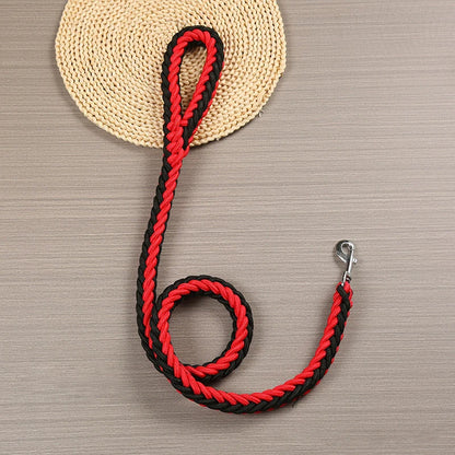 130cm Strong Nylon Dog Leash, Durable Braid Lead Rope for Small Medium Large Dogs Training Walking Pet Accessories