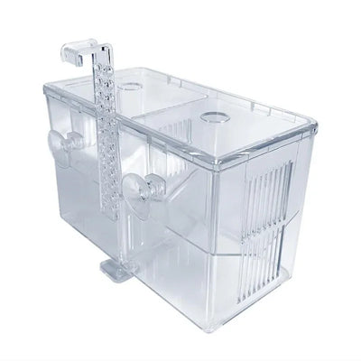 Aquarium Accessories Acrylic Fish Breeding Isolation Box Fish Tank Aquarium Breeder Double Guppies Hatching Incubator