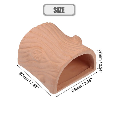 UXCELL Fish Tank Hideaway Rock Cave Ceramic Aquarium Decoration Fish Shrimps Shelter Pet Pottery House Canister Accessories