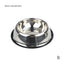 Stainless Steel Dog Bowls pink, Food and Water Non Slip Anti Skid Stackable Pet Puppy Dishes for Small, Medium and Large Dogs