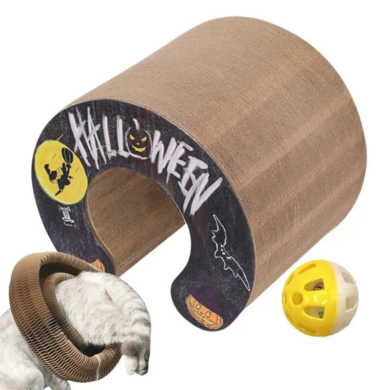 Cat Scratching Pad Organ Magnetic Foldable Scratchers Multipurpose Scratch Pad Kitten Scratching Board With Ball For Kitten Paly