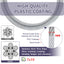 Silver PVC Coated Steel Wire Rope Traction Hook Dog Leash Cable For Big Dogs replacement
