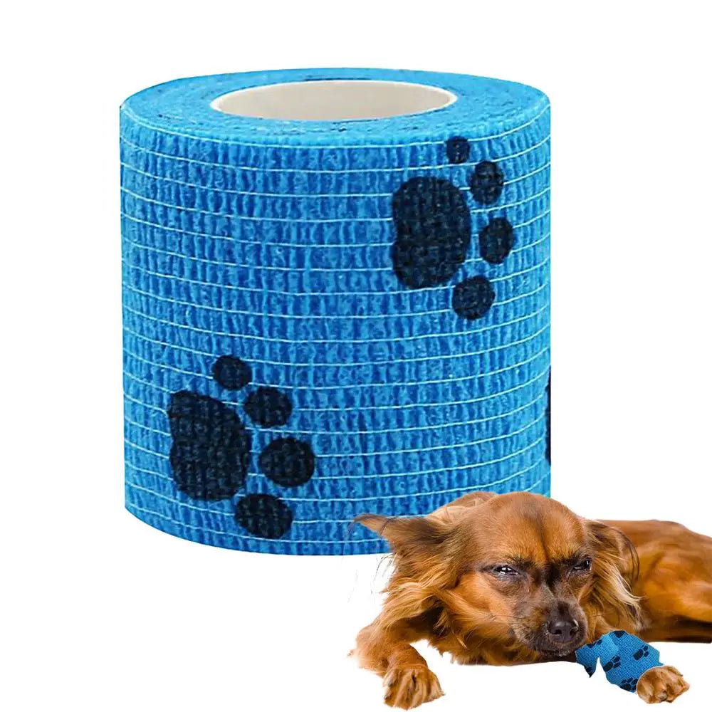 Self Adhesive Bandage Wrap Dog Bandage Shoes Pet Self Adhesive Bandage Dog Cohesive Bandage Multifunctional Pet Wound Care