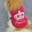 Dog Cat Shirt Puppy Vest with Crown Pattern Princess Clothing for Small Dogs,Puppy Tee Shirt Summer Clothes Tank Top Pet Apparel