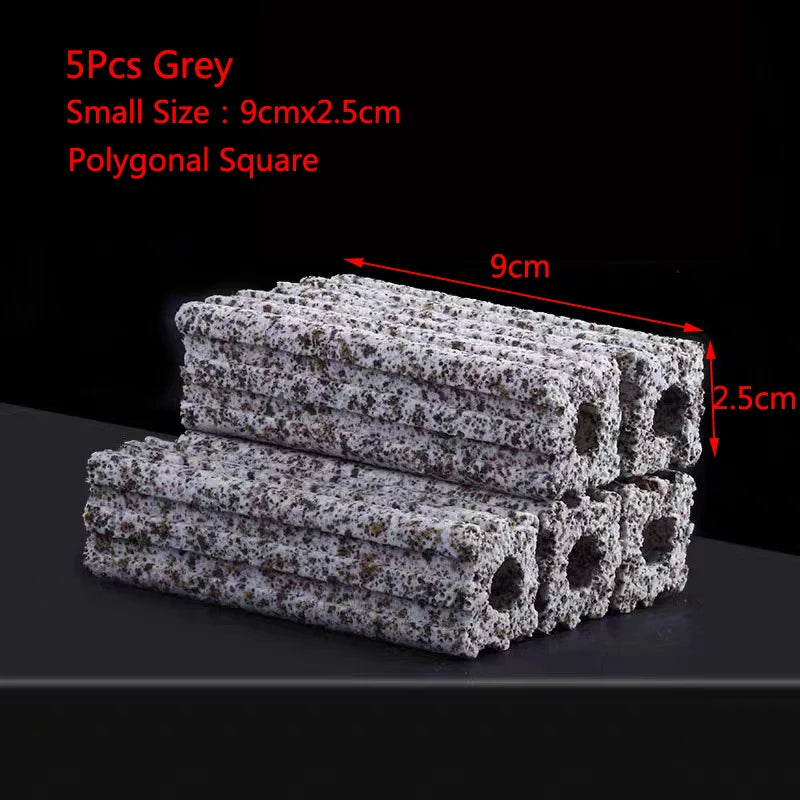 5Pcs Aquarium Filter Nano Biochemical House Media Nitrifying Bacteria Fish Tank Accessories For Aquarium Water Cleaning Medias