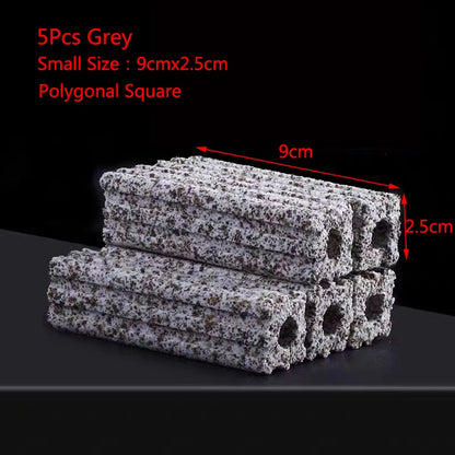 5Pcs Aquarium Filter Nano Biochemical House Media Nitrifying Bacteria Fish Tank Accessories For Aquarium Water Cleaning Medias