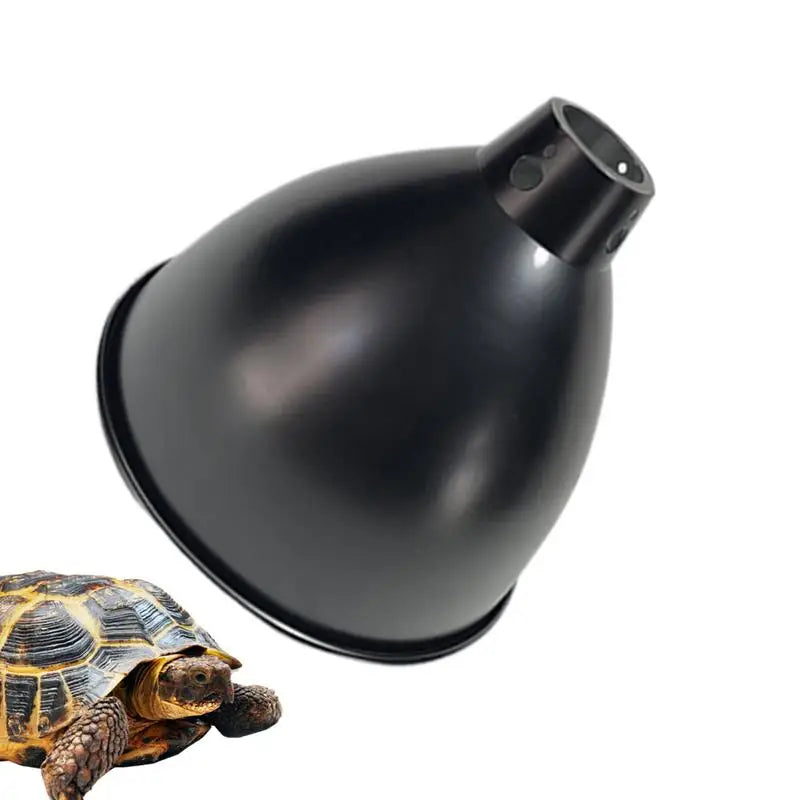 Reptile Heat Lamp Fixture Deep Dome Lampshade Optical Reflection Cover Terrarium Light Fixture for UVB Light Bulb Basking Bulb