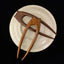 Chinese Cat Pattern Hair Sticks Wooden U Shaped Hair Forks for Women Girls Hanfu Hairpin Headwear Headpieces Hair Accessories