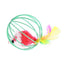 Cat Toy Pet Cat Kitten Playing Mouse Rat Mice Ball Cage Toys Pet Supplies Random Color  аксесуари для котів