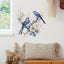 1PCS Painted Branches Flower Birds Bedroom Living Room Porch Home Background Decoration Beautify Wall Paste Self-adhesive