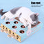Cat whack-a-mole toy interactive play Cat scratch board Corrugated paper cat box claw grinder toy