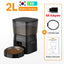 ROJECO Automatic Pet Feeder Button Version Auto Cat Food Dispenser Accessories Smart Control Pet Feeder For Cats Dog Dry Food
