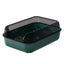 Cat Litter Box Large Pet Litter Box with Scatter Shield Open Top Pet Toilet High Sided Cat Poop Box Pet Cleaning Boxes
