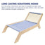 Pet Lounge Chair Portable Solid Cat Hammock Nest Beds Wooden Frame Swing Chair Multifunctional Kitten Raised Bed Cat Lounger