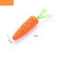 Fabric Carrot Cat Toy, Cat Annoyingly Grinding Teeth Sound Toy, Bite Resistant Paper Rope to Clean Teeth