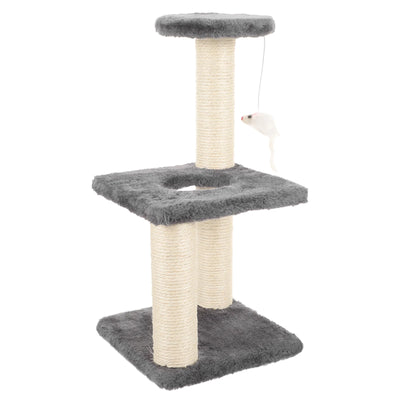 Cat Tree Climbing Frame Decorative Scratcher Kitten Accessory Adorable One-piece Floor Scratching Post Trees & Towers