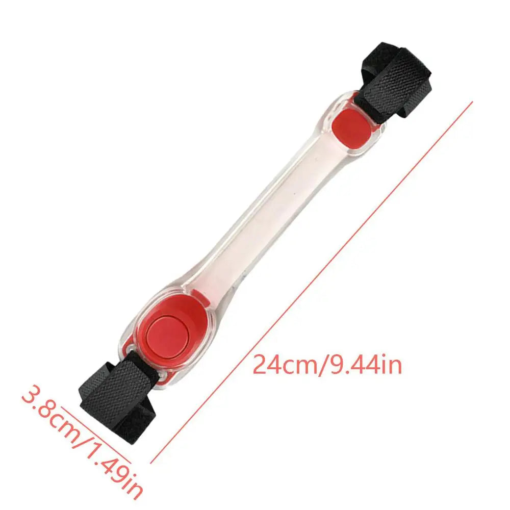 New LED Light-Up Wristband Led Slap Bracelets Flashing Light Bracelets In The Dark Reflective Armband For Walk The Dog
