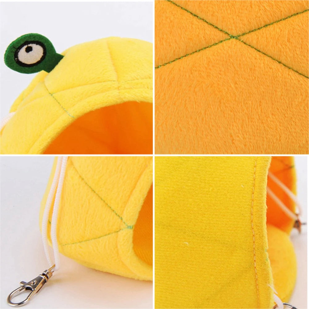 Cute Hamster Bird Cage Hammock Winter Warm Little Pet House Home for Sugar Glider Chipmunks Parrot mascotas Sleeping Bags Beds