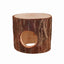 Hamster Natural Wooden Tunnels Tubes Bite-resistant Hideout Tunnel Molar Toy For Small Pet Toy Forest Hollow Tree Trunk