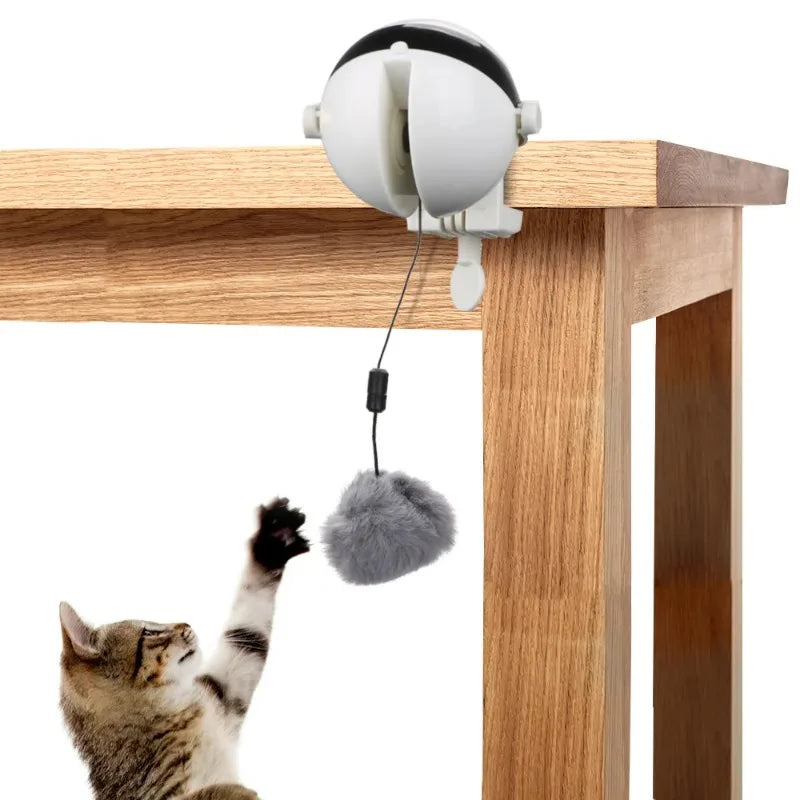 Cat toys interactive cat toys, cat teasing toy lifting ball, automatic lifting cat toy, electric fluttering cat rotating toy