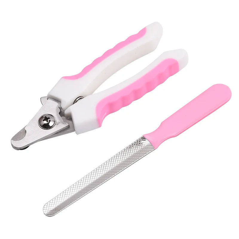 Dog&Cat Pets Nail Clippers and Trimmers with Safety Guard Avoid Over Cutting Nail File Razor Sharp Blade for Large Small Animal