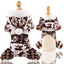 Pet Dog Soft Warm Jumpsuits Clothing for Dogs Pajamas Fleece Small Puppy Coat Pet Outfits Hoodie Clothing Cats Clothes Christmas