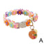 Pet Collar Adjustable Colorful Lace Flower Cat Collar Cute Product Kitten Cat Necklace Pet Dog Puppy Collar Bell Accessory O3N2