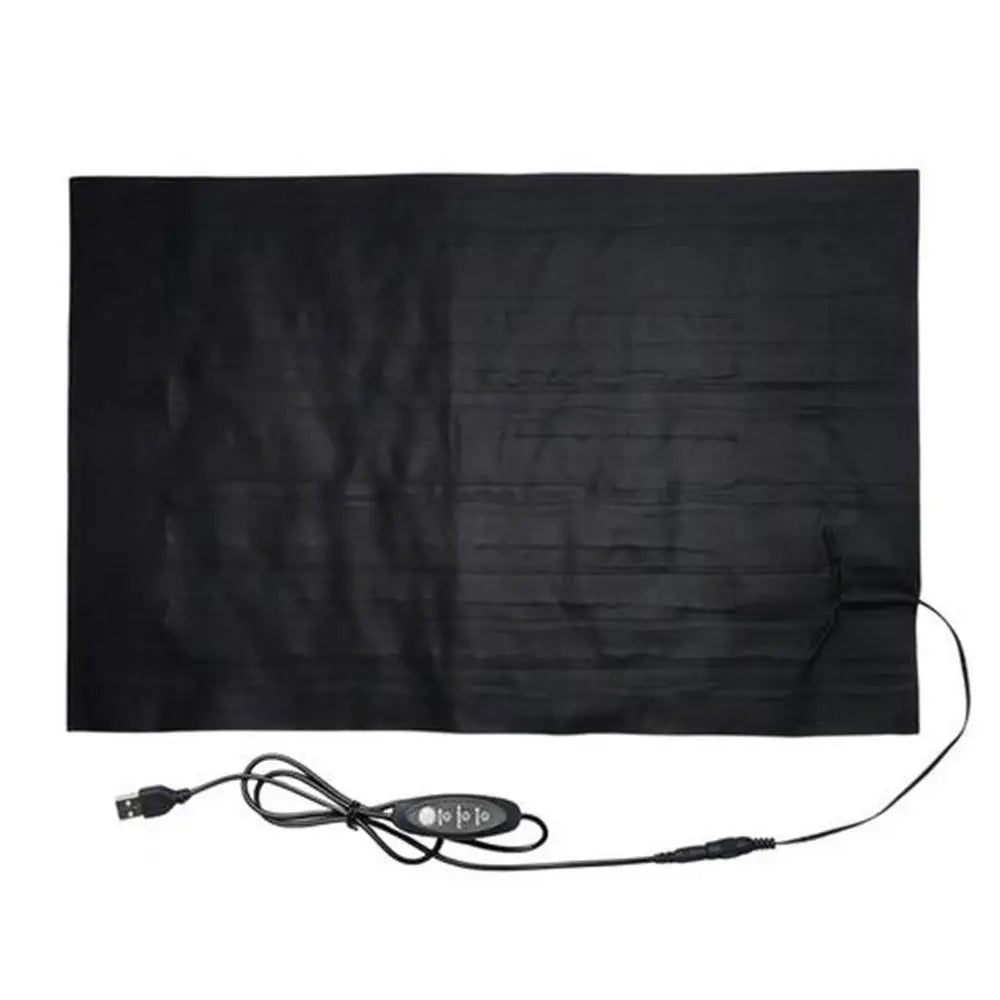 Reptile Heating Pad Temperature Adjustment Dog Heated Pad Waterproof Heating Mat USB Puppy Heating Pad High Temperature Pet Bed