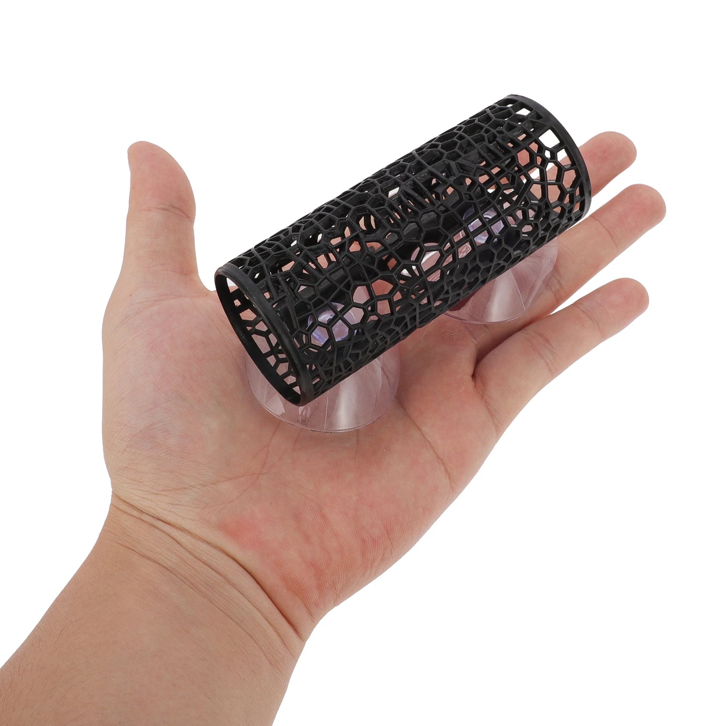 UXCELL Fish Tank Betta Fish Tube Tunnel with Holes Betta Fish Cave Tunnel for Shrimp Reptiles Amphibians Habitat Decoration