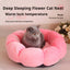 Cat Beds Petal Shaped Winter Warm Sleeping Cat Nest Soft Plush Pet Bed Dog Basket Cushion Cat Bed Cat Cushion Animal Sleeping