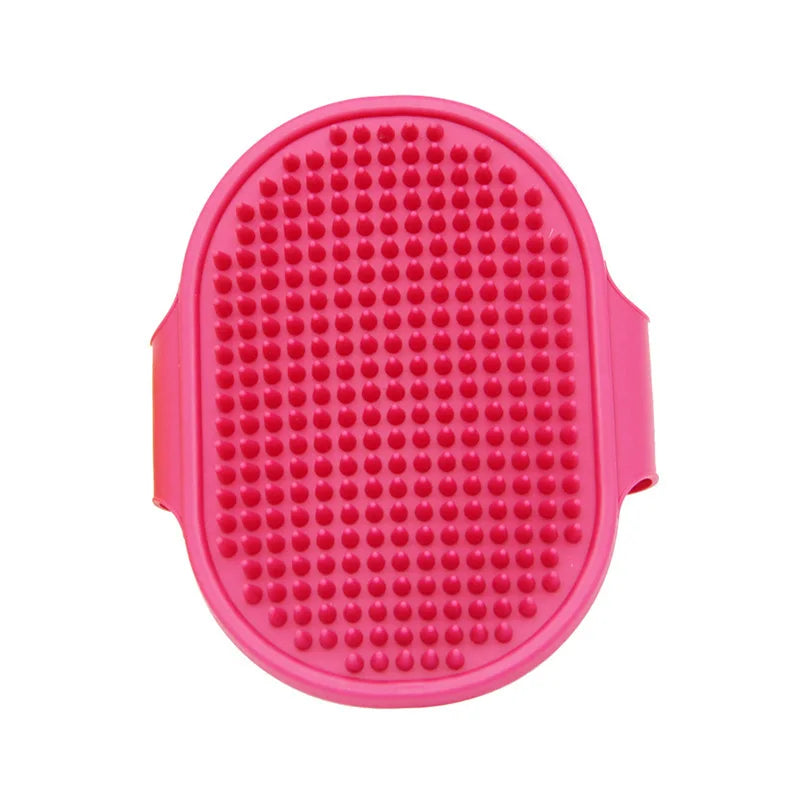 Soft Rubber Dog Brush Comb Cat Bath Brush Rubber Glove Hair Fur Grooming Massage Brush For Dog Cats Pet Bath Supplies