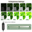UXCELL 20CM Aquarium LED Light 8W Fish Tank Light 7 Color Timer Function 1 Set  for Fish Tank Fish and Aquatic Pet