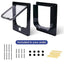 Cat Door with Flap Pet Door, Easy Set-Up, 4 Ways Locking, Weatherproof Safe Cat Doors, Pet Supplies, Window Cabinets