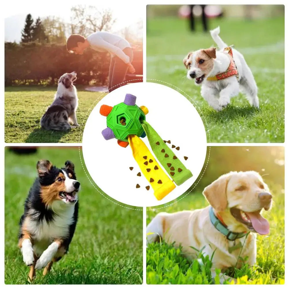Dog Treat Hiding Toy Snuffle Ball Interactive Slow Feeder Treat Toy Slow Food Training Sniff Ball Dog Exquisite Comfortable