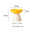Mushroom Cat Bowl Cute Polka Dot Safe Ceramic Elevated Cat Feeder for Cats and Dogs Drinking Water Bowl Cat Feede Pet Supplies